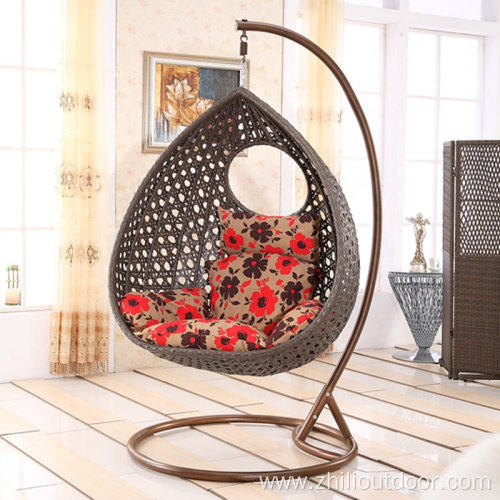 Hanging Wicker Standing Basket Chair Ppatio Egg Chair